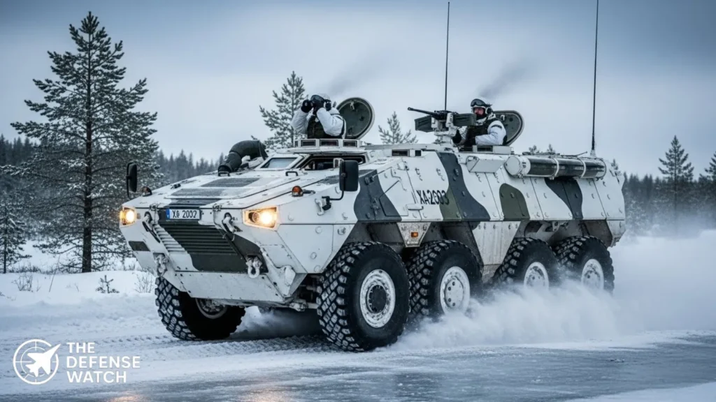 Patria XA-203 armored vehicle