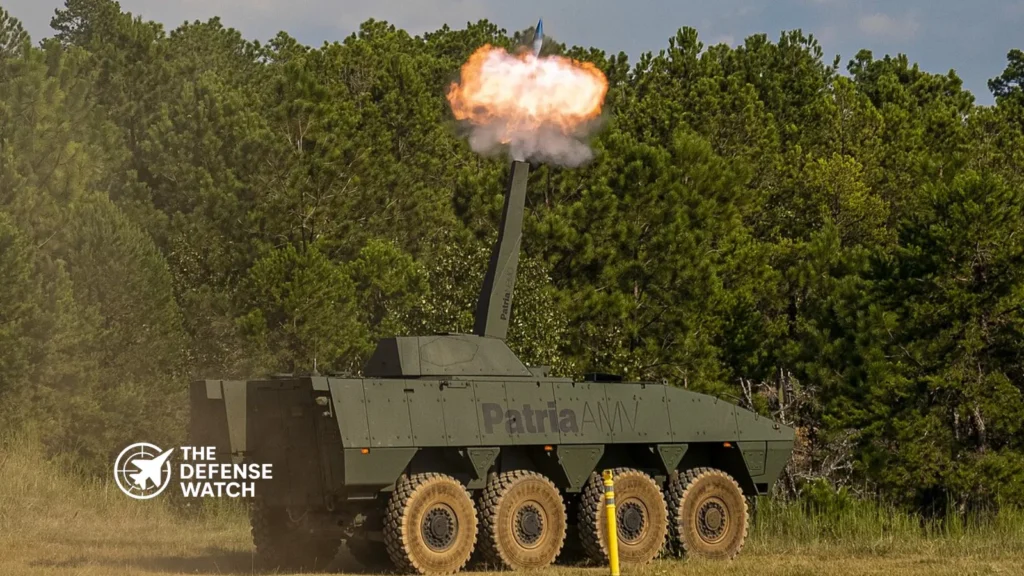 Patria NEMO mortar system