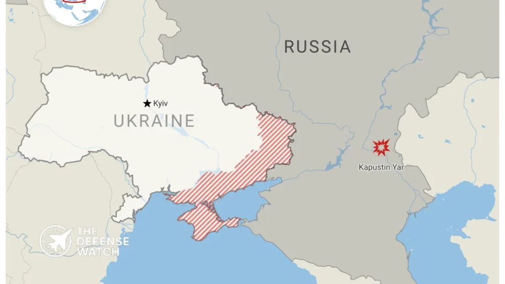 Oreshnik missile launch site