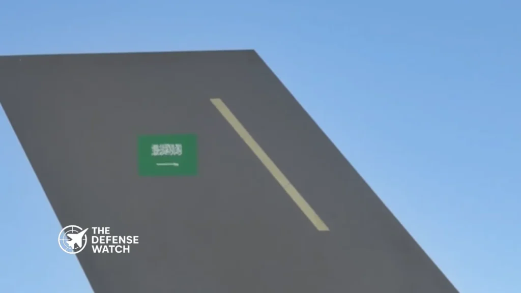 Saudi F-35A with RSAF emblem