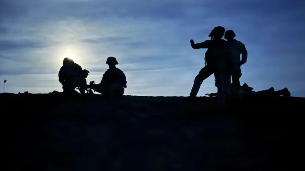 U.S. Army paratroopers conduct night live-fire exercise with drones supporting reconnaissance and targeting operations.