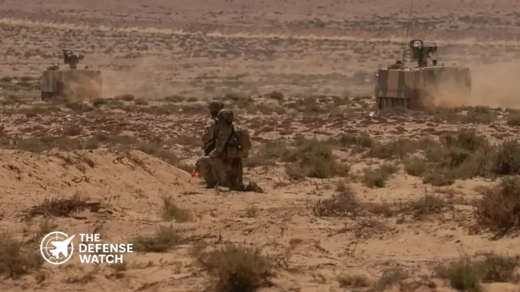 U.S. Army autonomous combat systems during African Lion 26 military exercise in Morocco