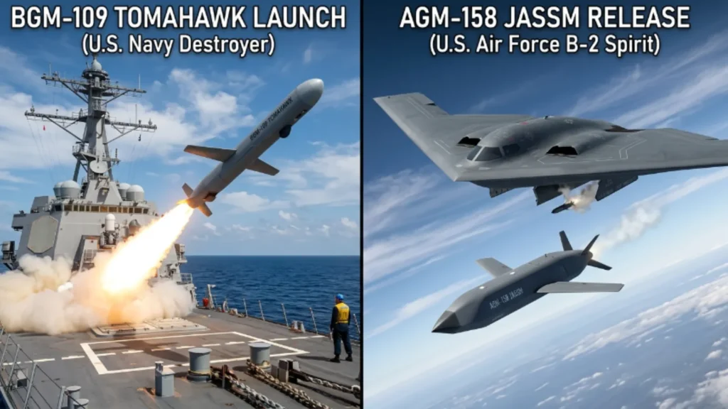 BGM-109 Tomahawk vs AGM-158 JASSM