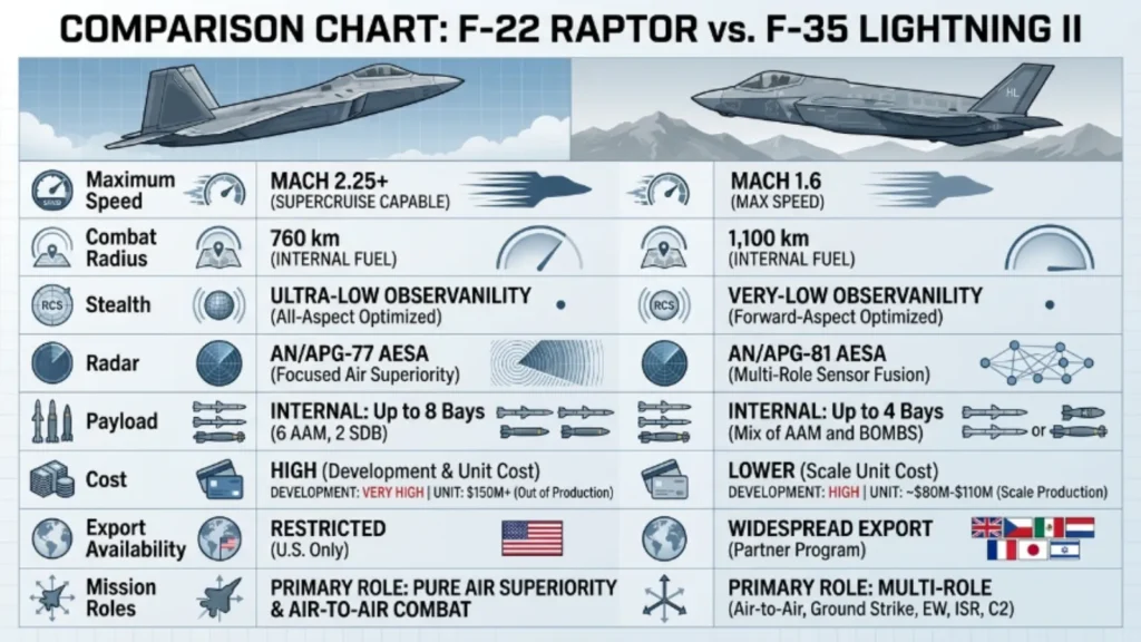 F-22 Raptor and the F-35 Joint Strike Fighter