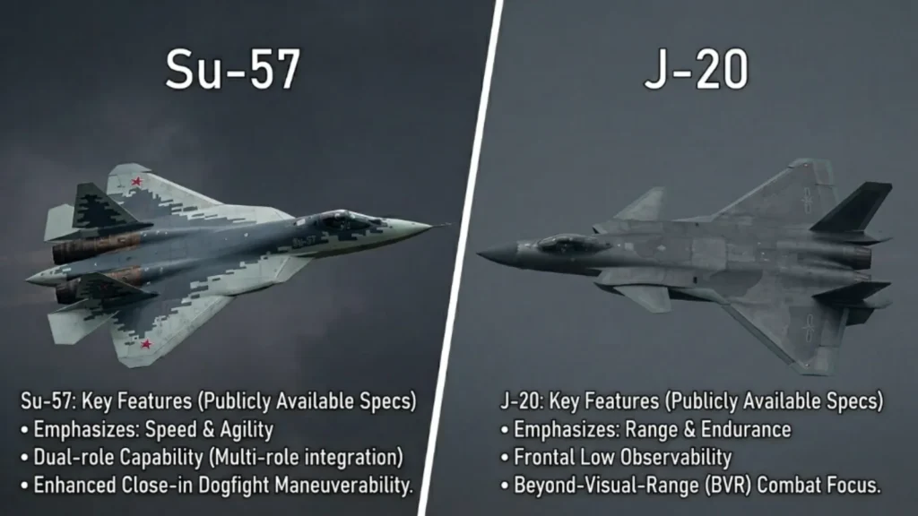 Su-57 vs J-20