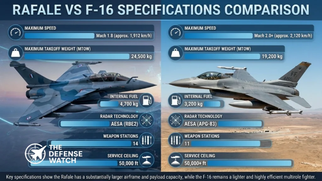 Rafale vs F-16