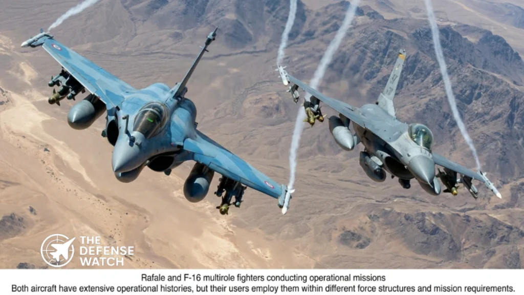 Rafale vs F-16 speed and range