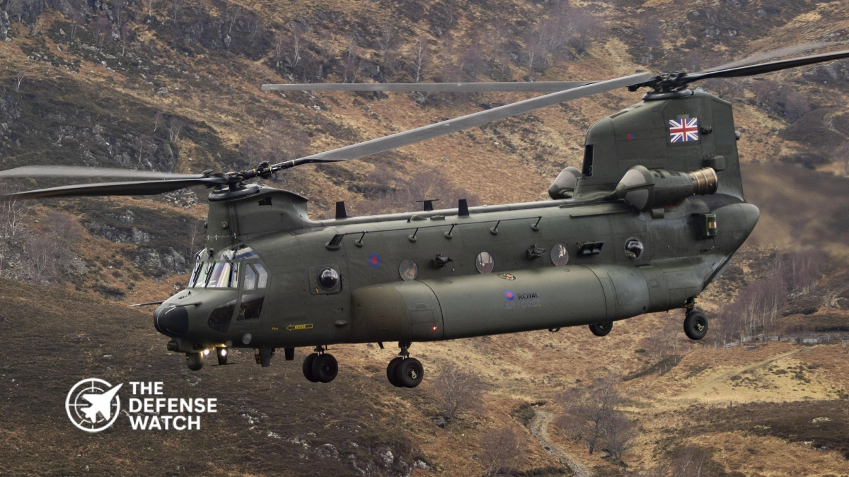 RAF Chinook Helicopter