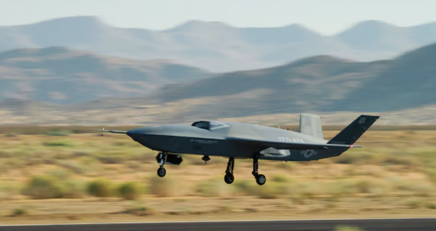 F-22 Raptor controls YFQ-44A Fury