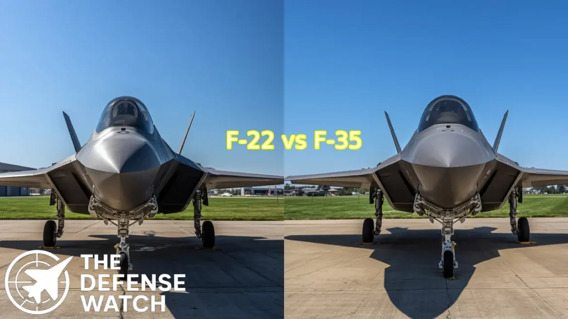 F-22 vs F-35 Comparison