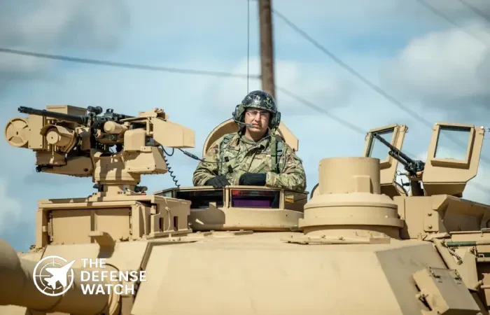 Minigun-Equipped M1 Abrams Tank