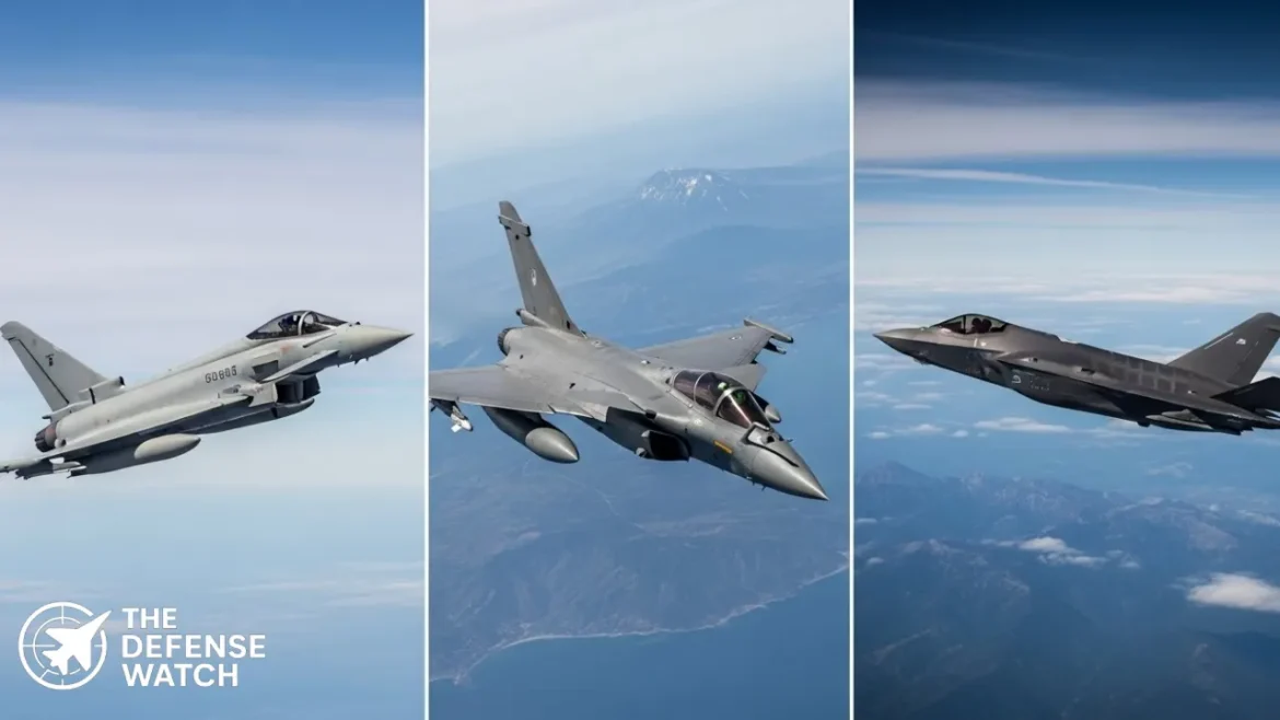 Eurofighter Typhoon vs Rafale vs F-35 Comparison