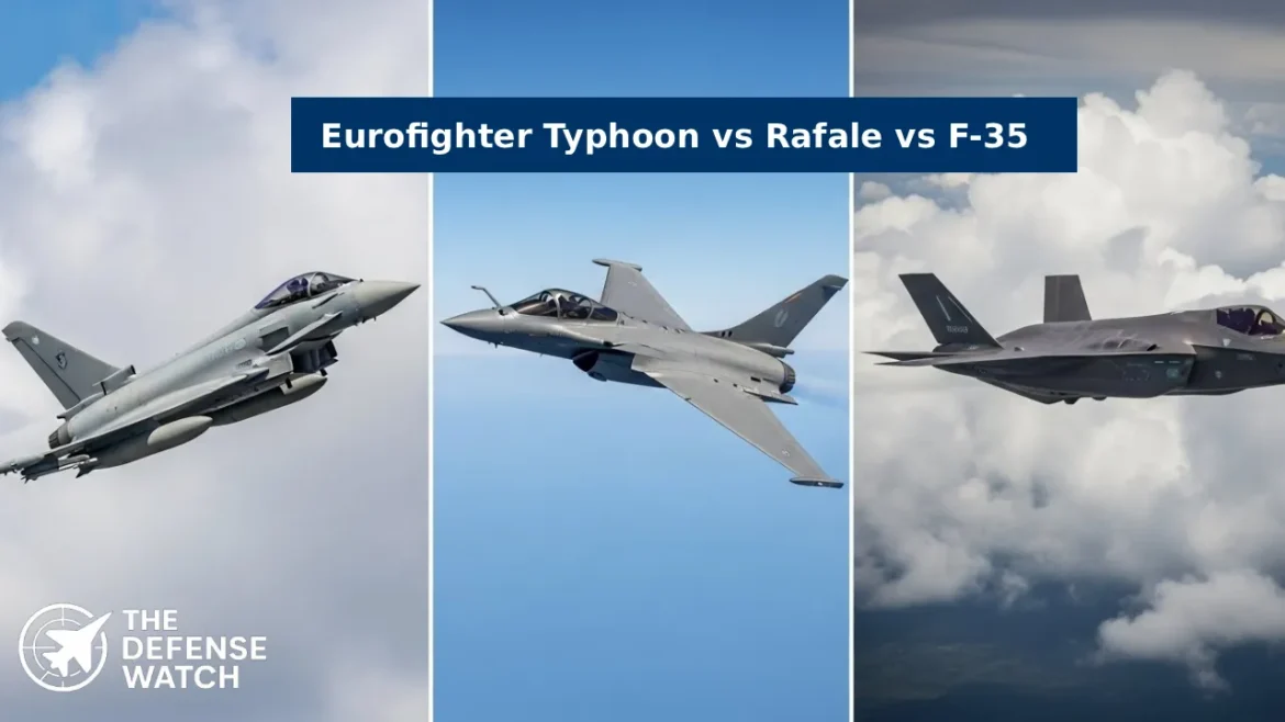 Eurofighter Typhoon vs Rafale vs F-35