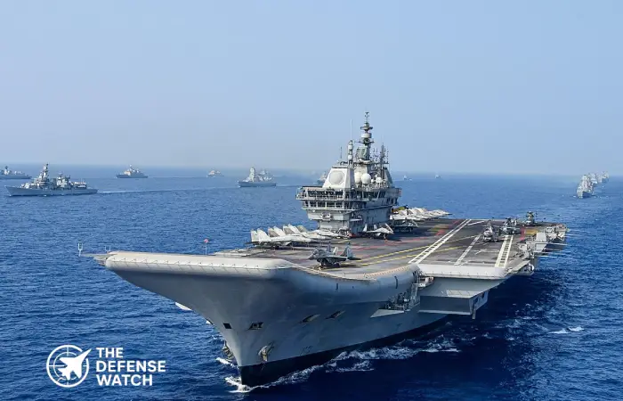 INS Vikrant aircraft carrier