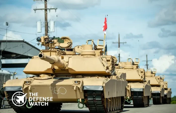 Minigun-Equipped M1 Abrams Tank