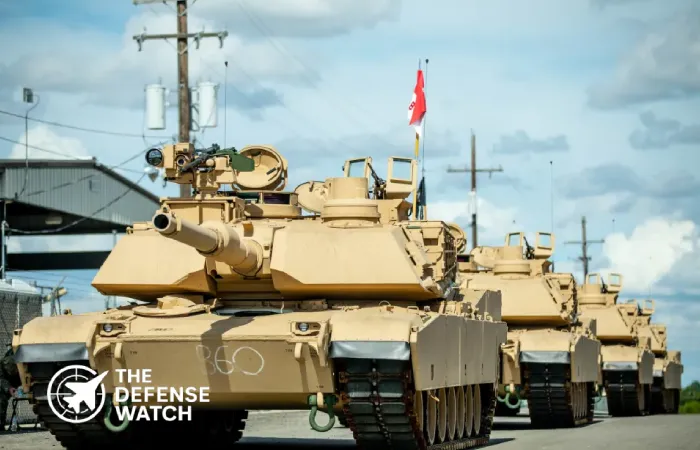 Minigun-Equipped M1 Abrams Tank