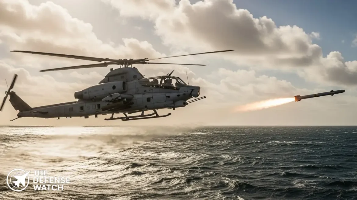 AH-1Z Viper Sidewinder live fire 2025 Caribbean