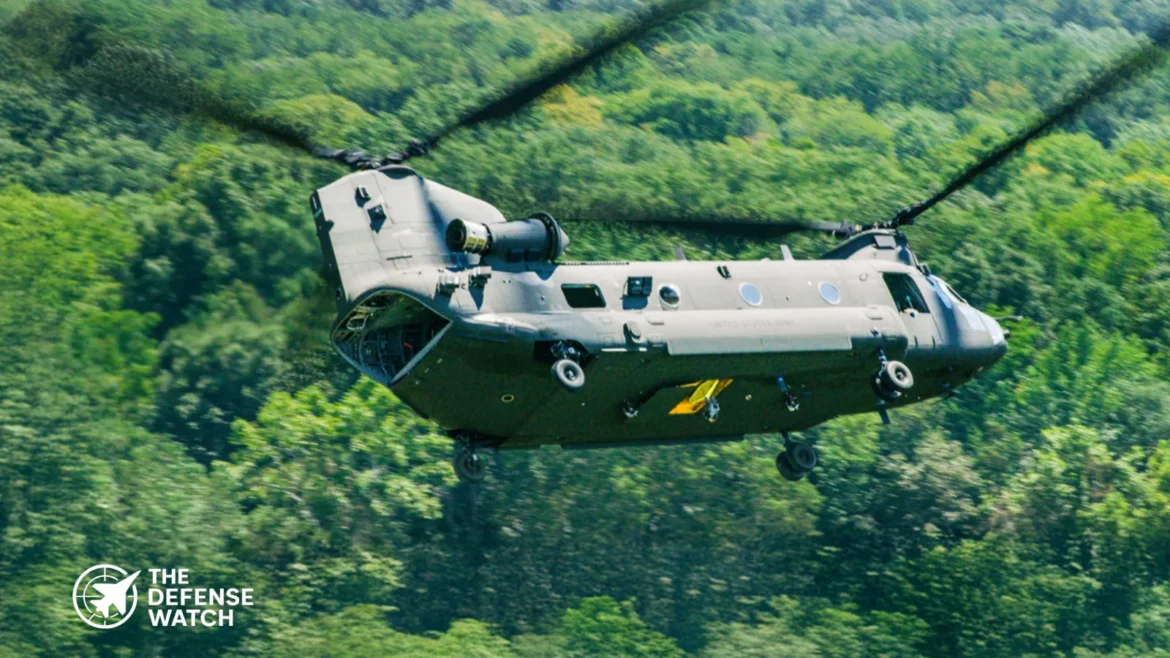 chinook helicopter heavy lift