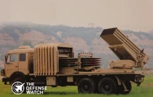 Chinese Type 90B MLRS
