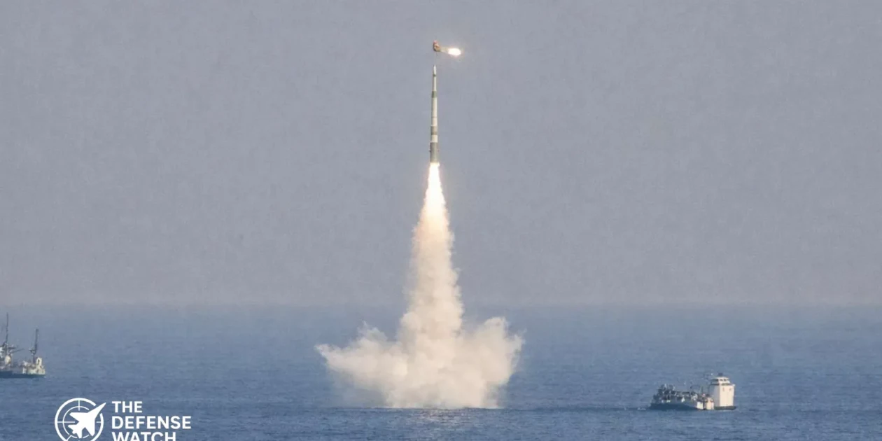 India K-4 missile test