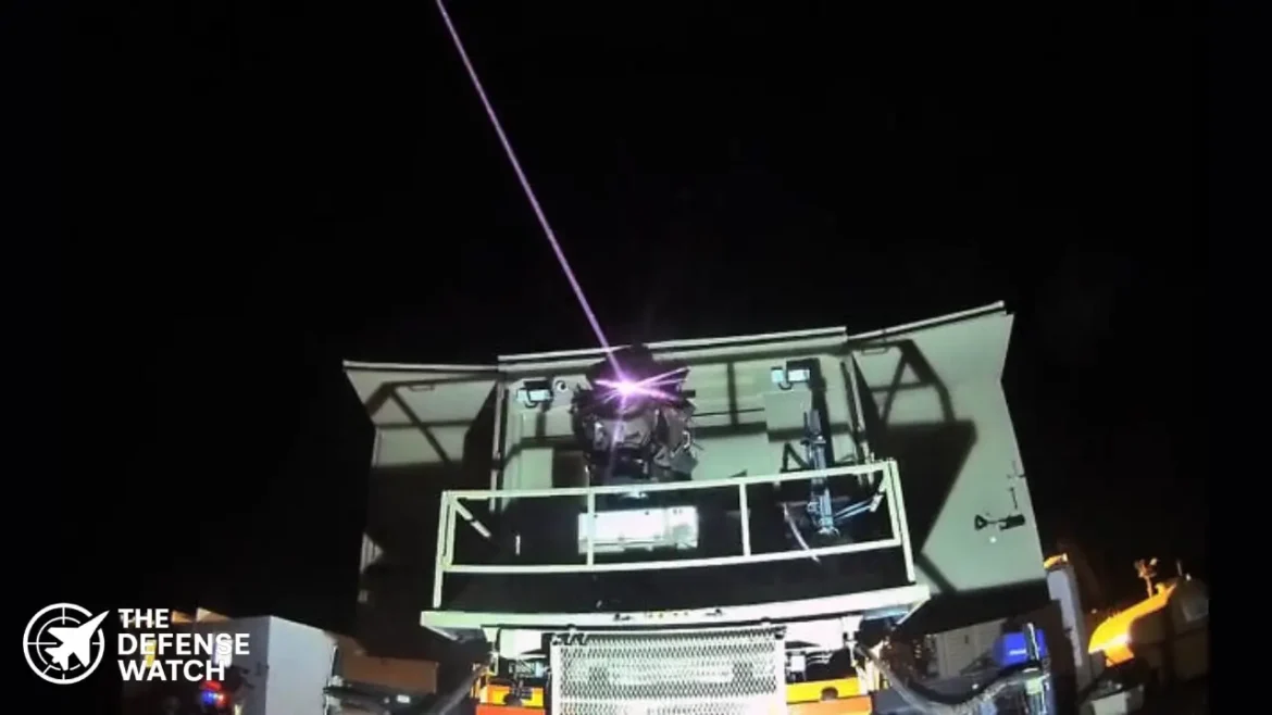 Iron Beam laser interceptor deployment
