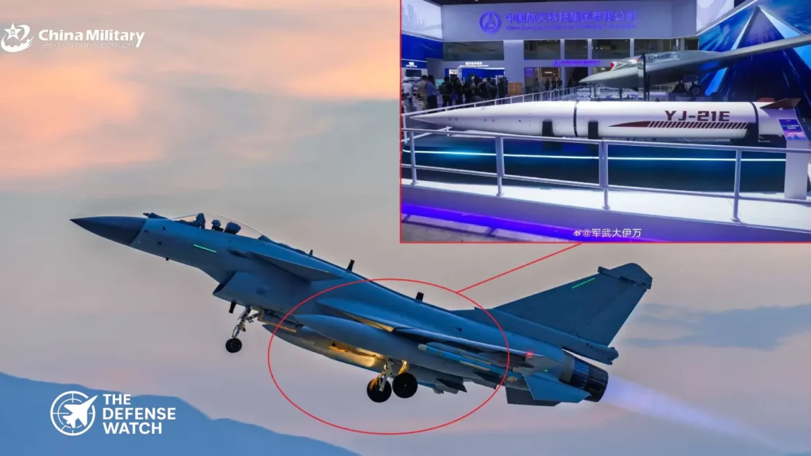 J-10 fighter hypersonic missile