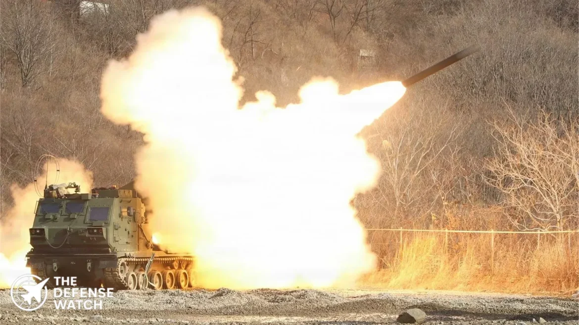 M270A2 rocket launcher deployment