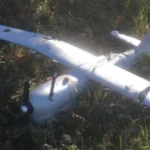 Russian Orlan-10 drone crash