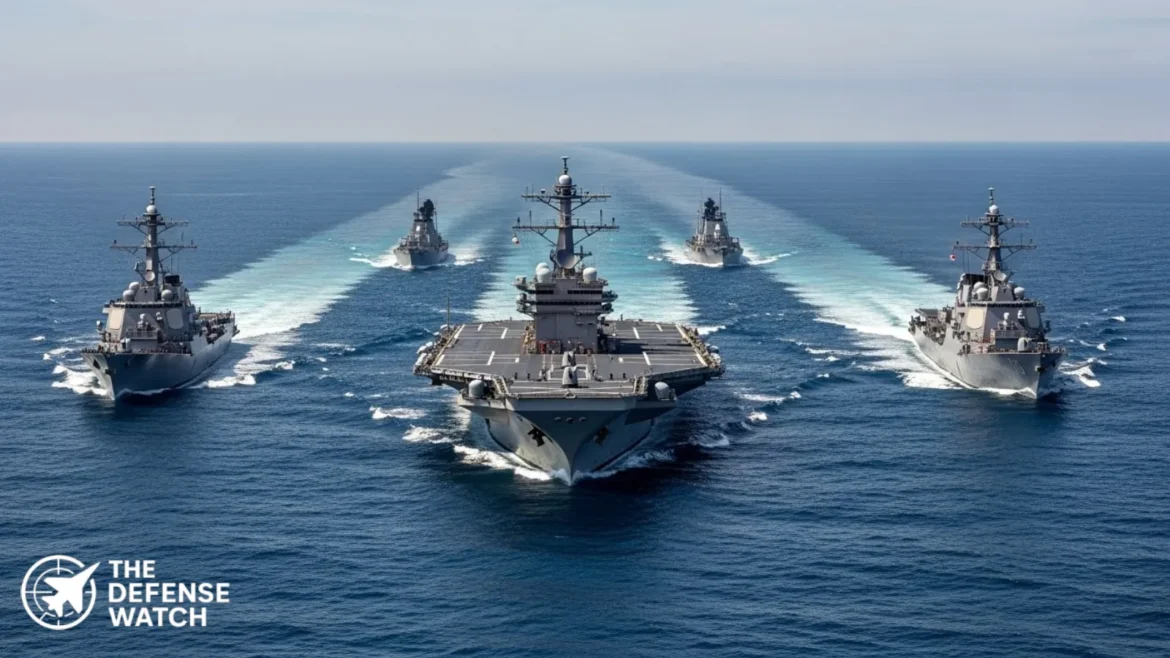 U.S. Navy carrier strike group near Venezuela