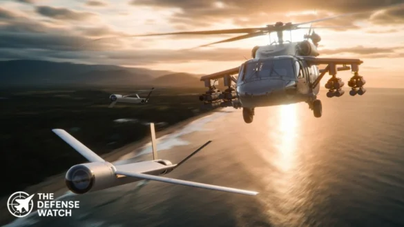 US Army UH-60M Black Hawk in flight