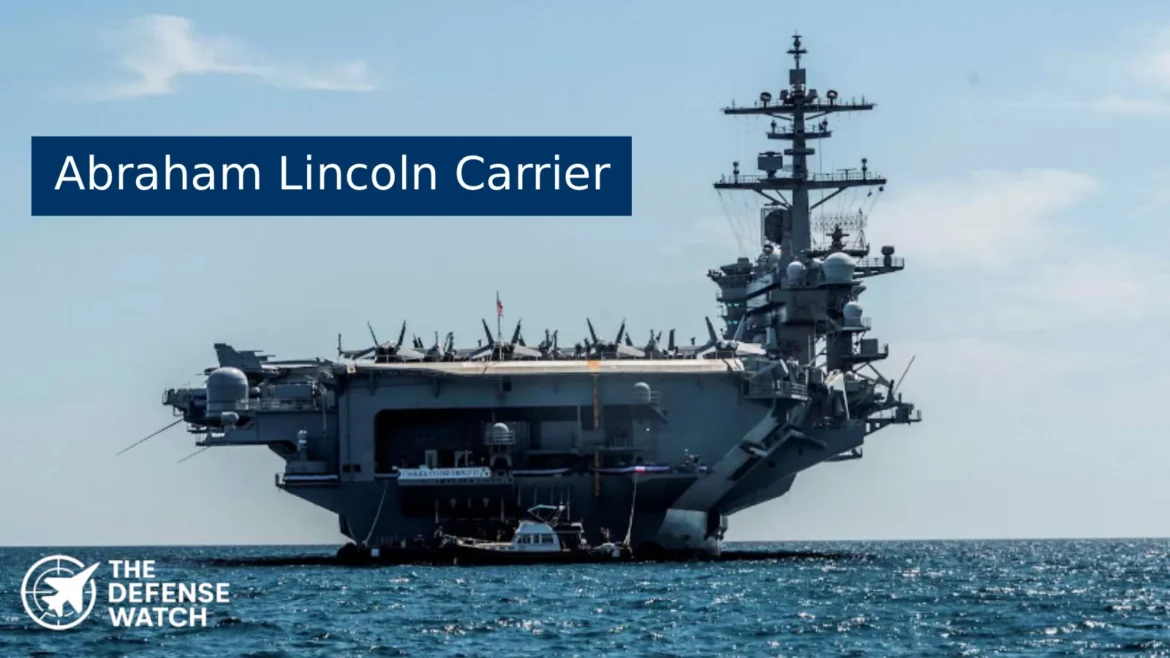 USS Abraham Lincoln near Iran