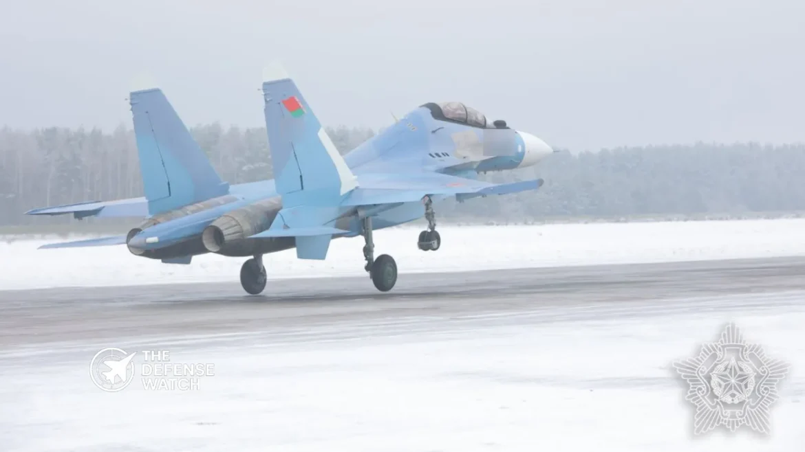 Belarus Su-30SM2 fighters