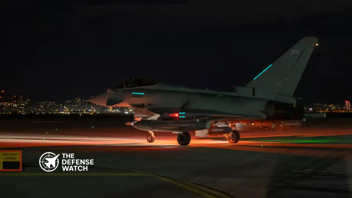British and French jets Syria strike