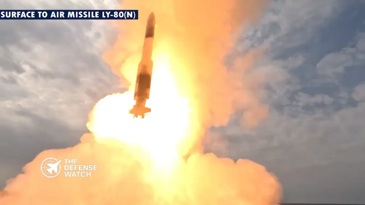 Pakistan Navy air defense test