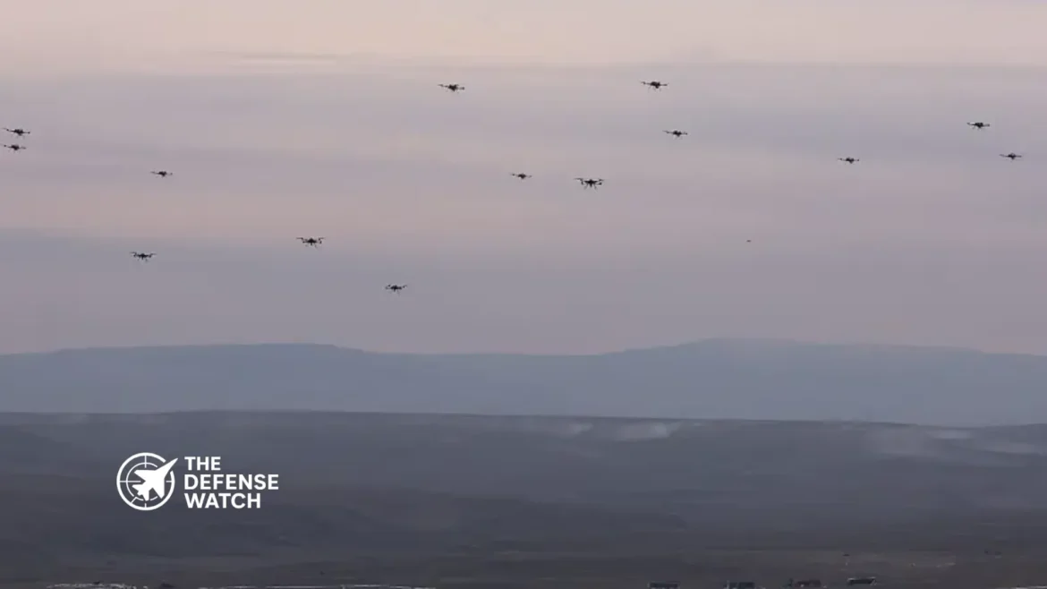 Türkiye drone swarm test