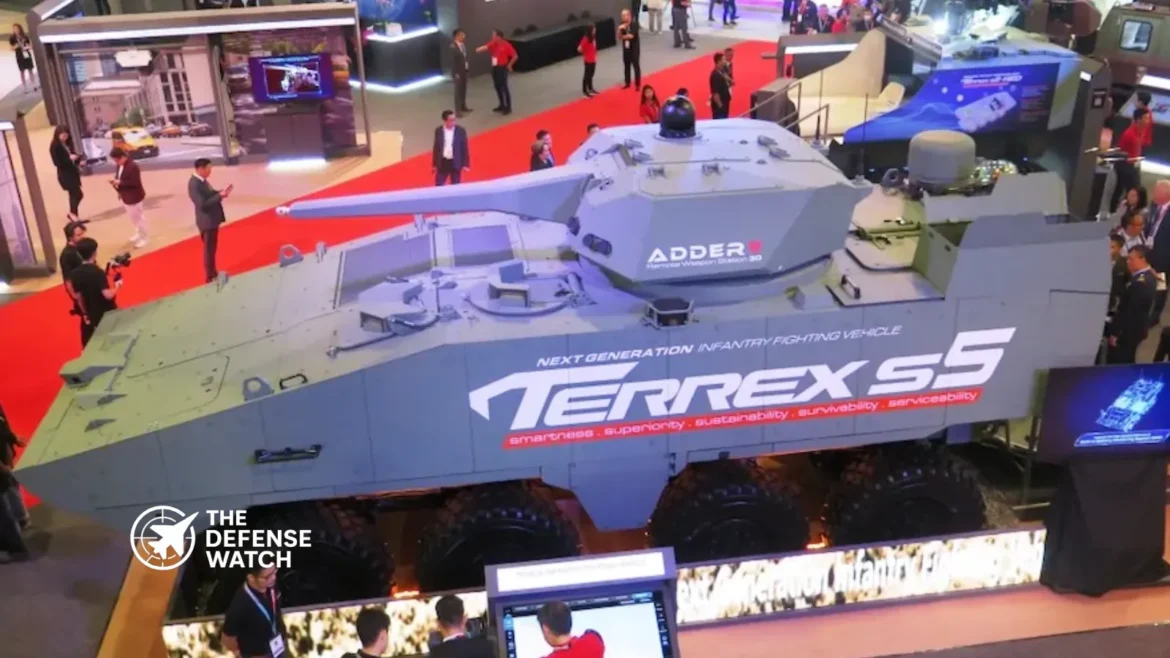 Terrex S5 infantry vehicles