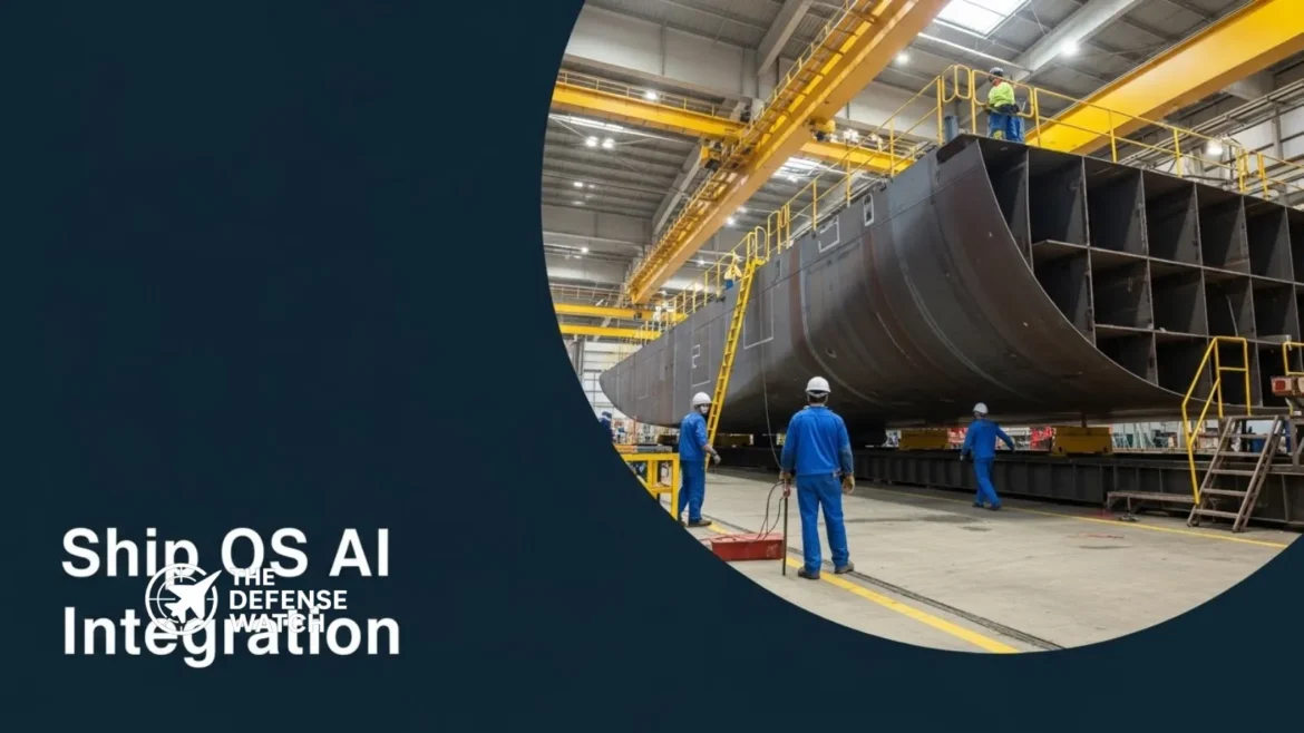 US Navy AI shipbuilding program