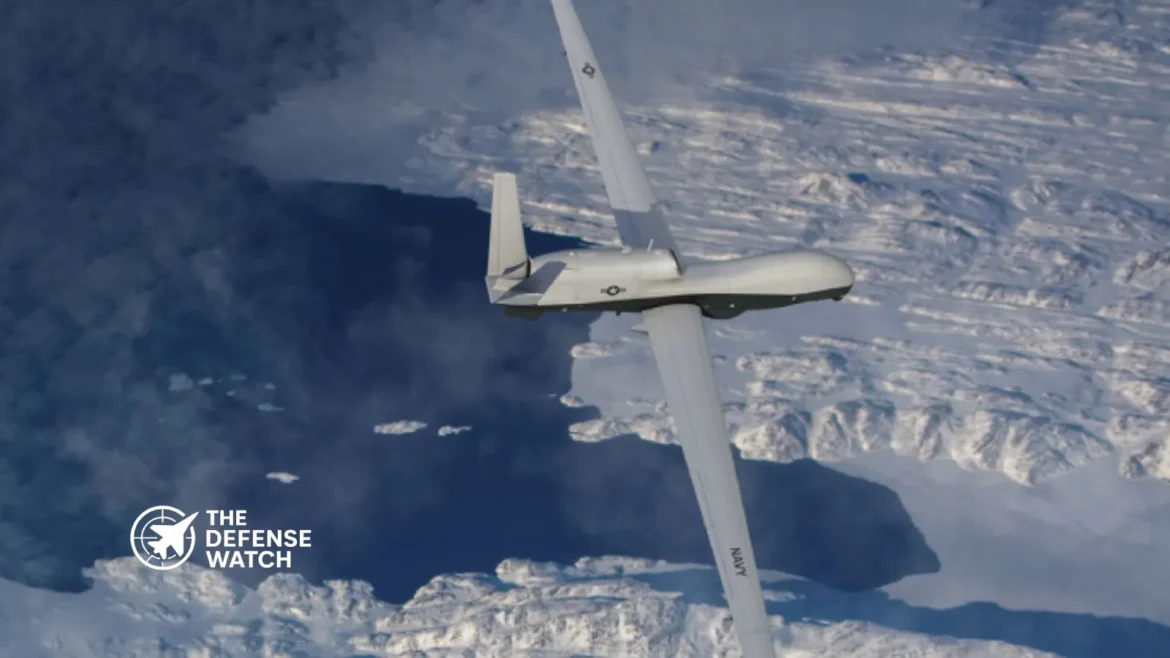 US Navy MQ-4C Triton surveillance patrol