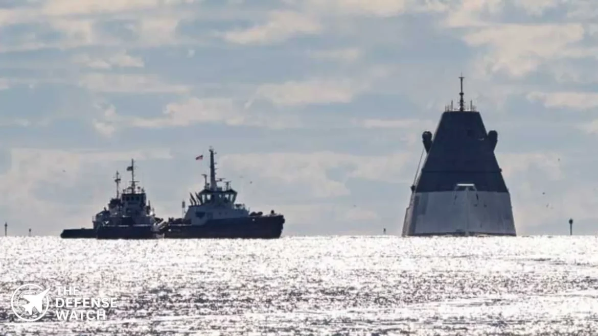 USS Zumwalt sea trials