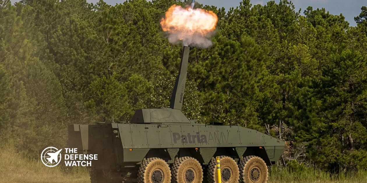 Patria NEMO mortar system