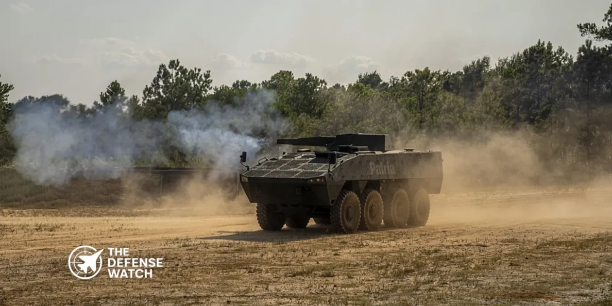 Patria NEMO mortar system