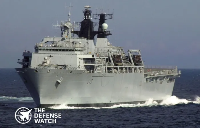 HMS Albion handover process