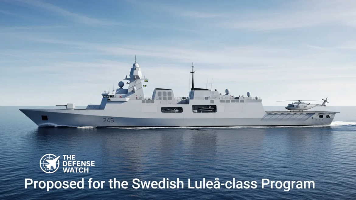 Arrowhead 120 frigate Sweden