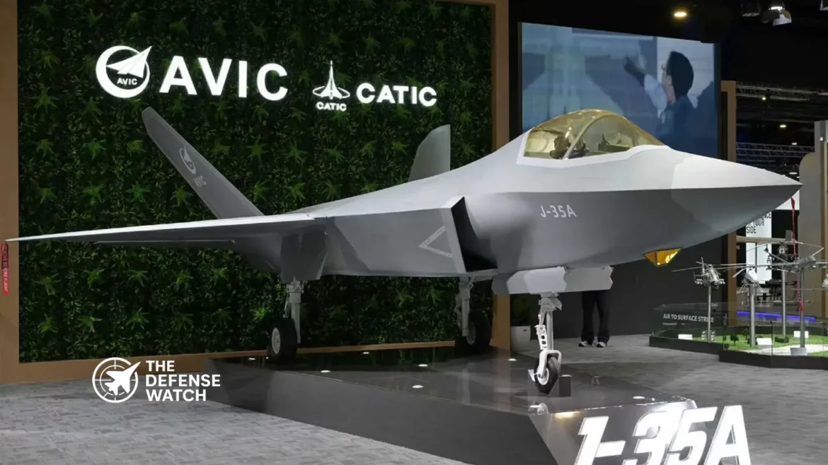 China J-35A stealth fighter