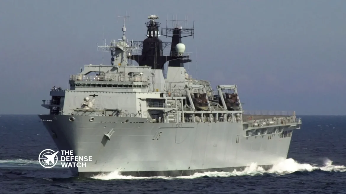 HMS Albion handover process