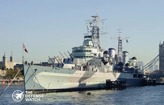 HMS Belfast warship