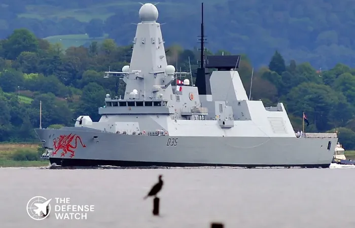 HMS Daring Type 45