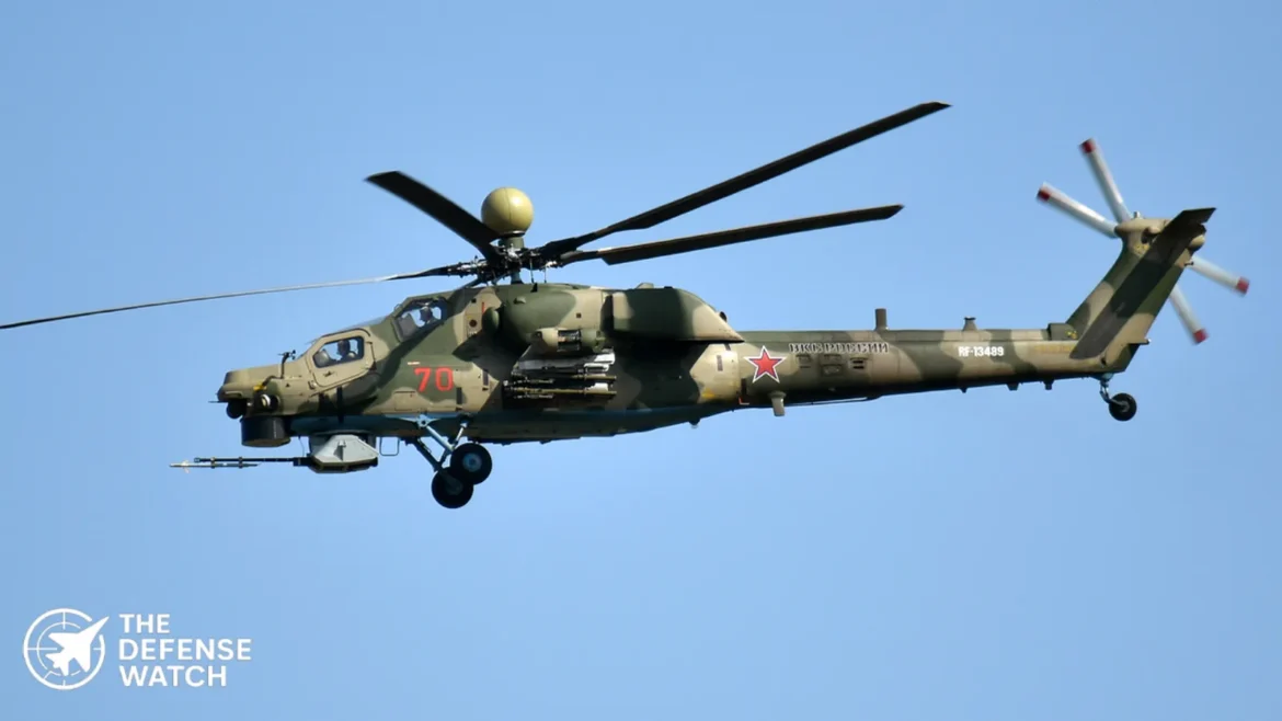 Mi‑28NE attack helicopter delivery