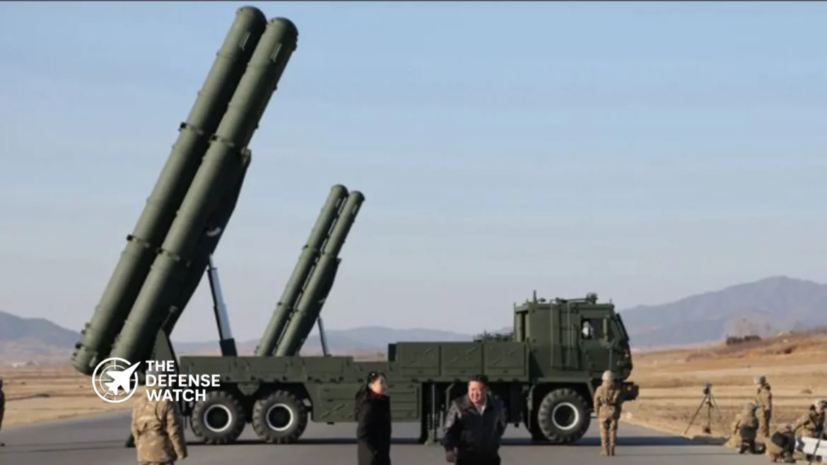 North Korea 600 mm multiple rocket launchers