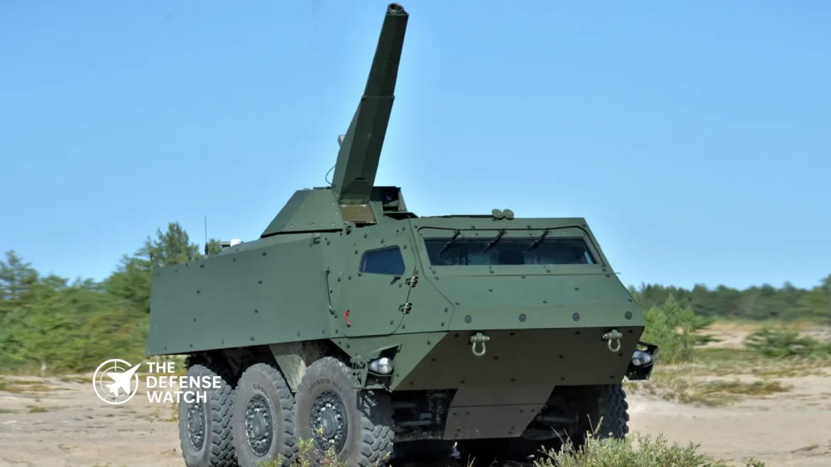 Patria NEMO mortar system